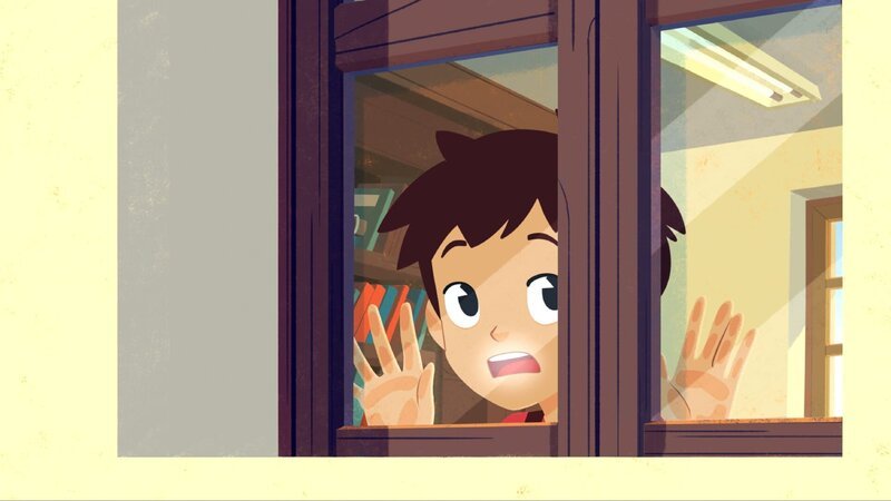 Sebastian muss nachsitzen und kann nicht raus. – Bild: ZDF/​Gaumont Animation/​PP Animation III Inc.