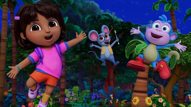 v.li.: Dora, Pérez, Boots – Bild: Paramount