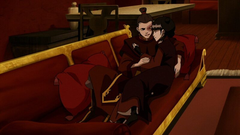 L-R: Zuko, Mai – Bild: Nicktoons L-R: Zuko, Mai – Bild: Nicktoons