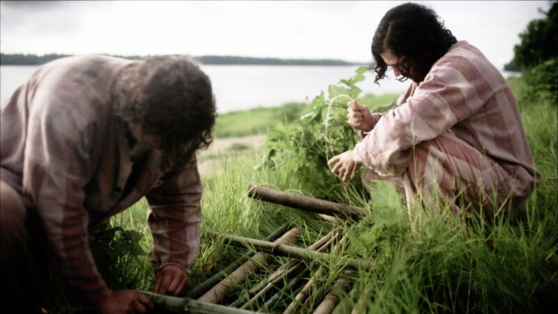 Zwei Männer bauen – Bild: THE HISTORY CHANNEL /​ A+E Networks