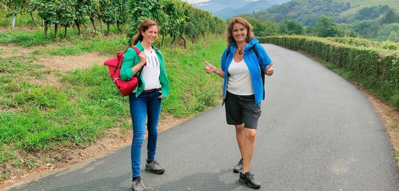 Pilgern auf dem Camino del Norte, unterwegs mit der Deutsch-Baskin Jone Karres. – Bild: ZDF und HR/​WDR/​Carolin Wagner