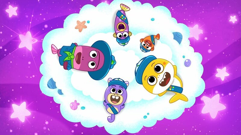 Chucks (unten), Baby Shark (r.), William (oben, r.) – Bild: Paramount