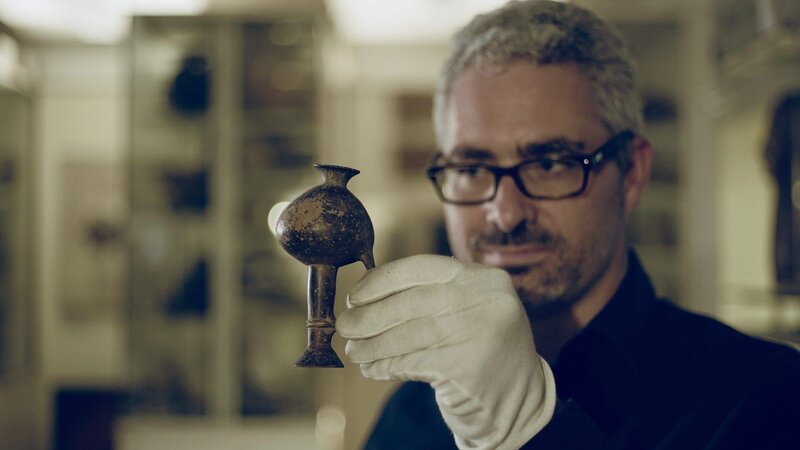 Wissenschaftler in Würzburg fanden Opiumrückstände in einem Krug aus der Bronzezeit. – Bild: ZDF