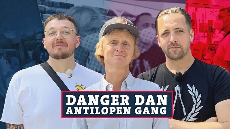 Die Brüder Danger Dan & Panik Panzer von der deutschen Hip-Hop-Band Antilopen Gang durchleben noch einmal ihre Jugend: das Haus der Kindheit, den Schützenverein, die Feuerwehr oder den angezündeten Supermarkt. Erinnern sich die Leute Bickenstadts an die Brüder? Was bleibt, ist die Frage: Wird etwa jemand von der Schule fliegen, weil er die Sendung weitergucken will?! – Bild: SWR