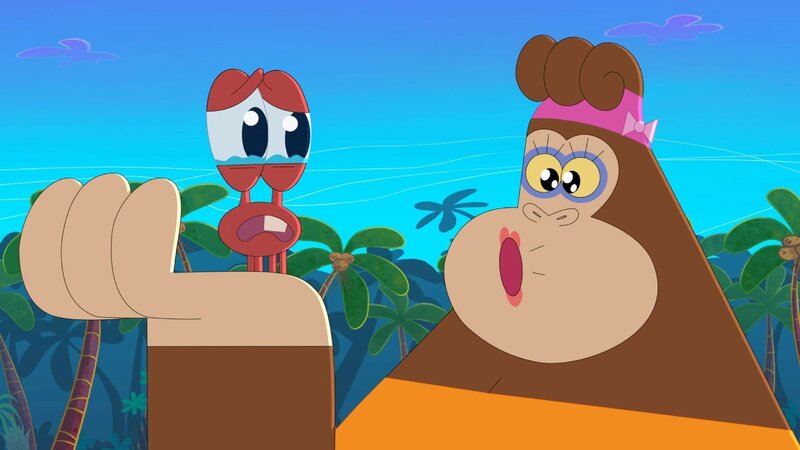 Als kleiner Kerl wurde Bernie in der Vergangenheit von einer liebevollen Pflegemutter aufgenommen. – Bild: Xilam Animation