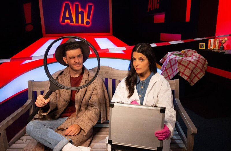 Clarissa und Tarkan machen sich auf die Suche nach Lumpi. – Bild: WDR/​Thorsten Schneider
