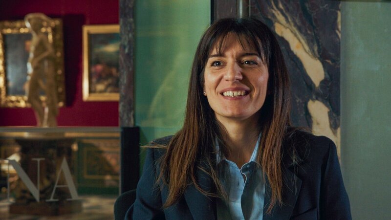 Carolina Forasassi arbeitet seit 5 Jahren als Museumsaufseherin. – Bild: ORF/​Film Five