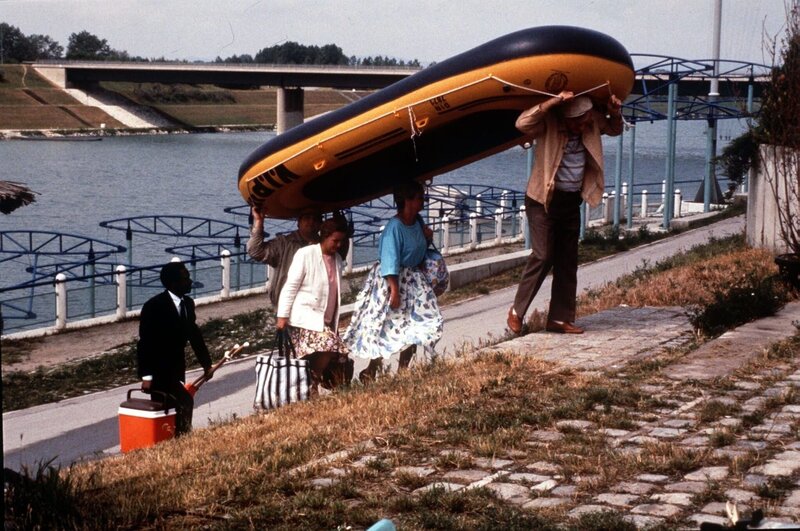 Frank Oladeinde, Gerald Pichowetz, Dorothea Parton, Marianne Mendt, Walter Langer. – Bild: ORF/​MR Film