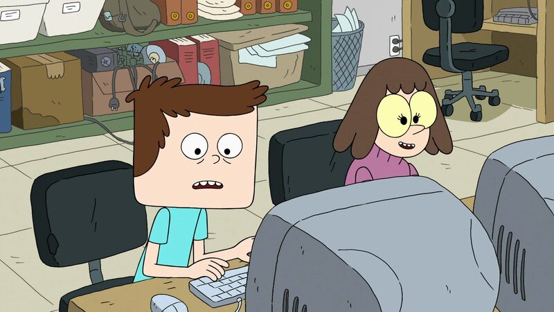 v.li.: Jeff, Malessica – Bild: CLARENCE and all related characters and elements are trademarks of and Cartoon Network.