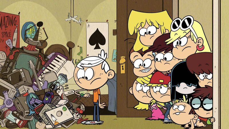 L-R: Lincoln, Lola, Luan, Lori, Lana, Luna, Leni, Lucy, Lily, Lynn, Lisa – Bild: Nicktoons