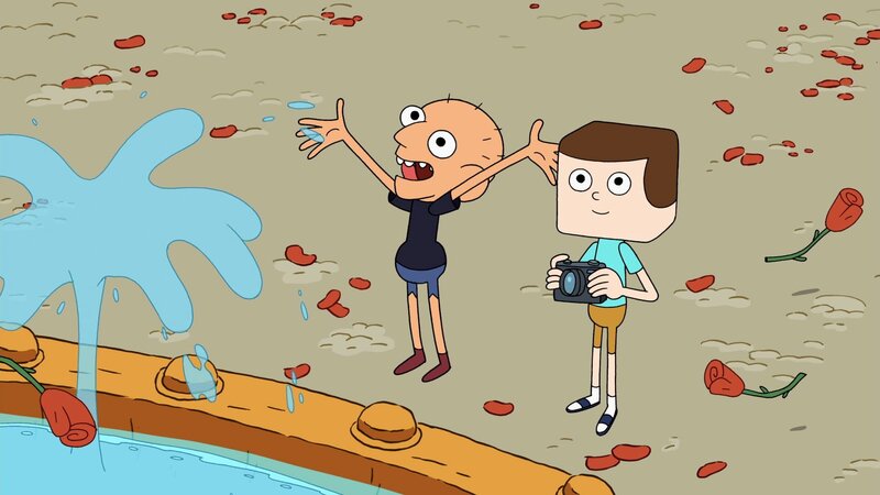 v.li.: Sumo, Jeff – Bild: CLARENCE and all related characters and elements are trademarks of and Cartoon Network.