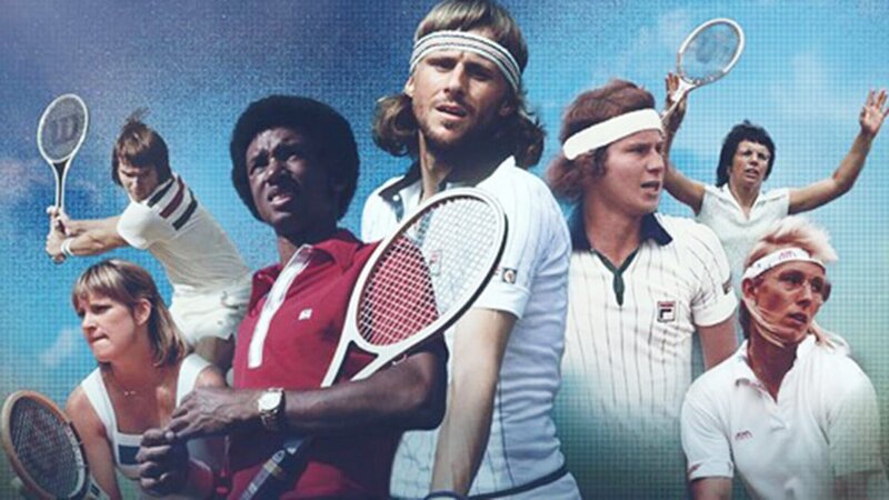 Gods of Tennis – Wimbledons Tennisgötter Keyvisual   Copyright: SRF/​BBC Studios – Bild:  SRF/​BBC Studios