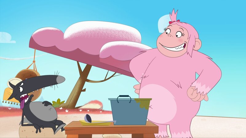 Wolf schmeckt das Yeti-Dasein nicht. – Bild: KiKA/​Samka Productions