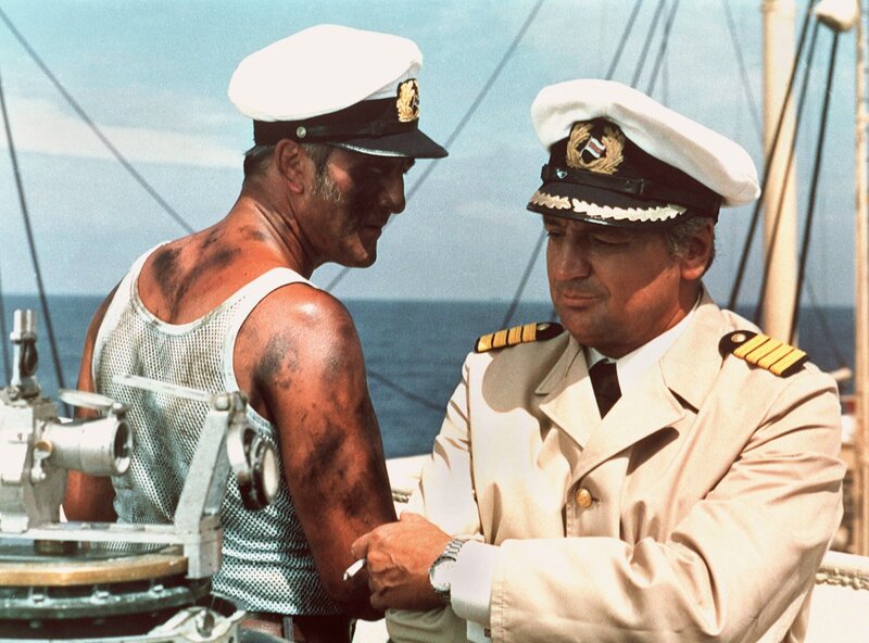 Chief Paul Weyer (Günter Naumann) und Kapitän Karsten (Horst Drinda). – Bild: MDR/​DRA/​H. J. Hoeftmann