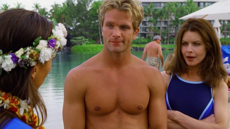 Cody Madison (David Chokachi, l.); Alex Ryker (Mitzi Kapture, r.) – Bild: The Baywatch Production Company