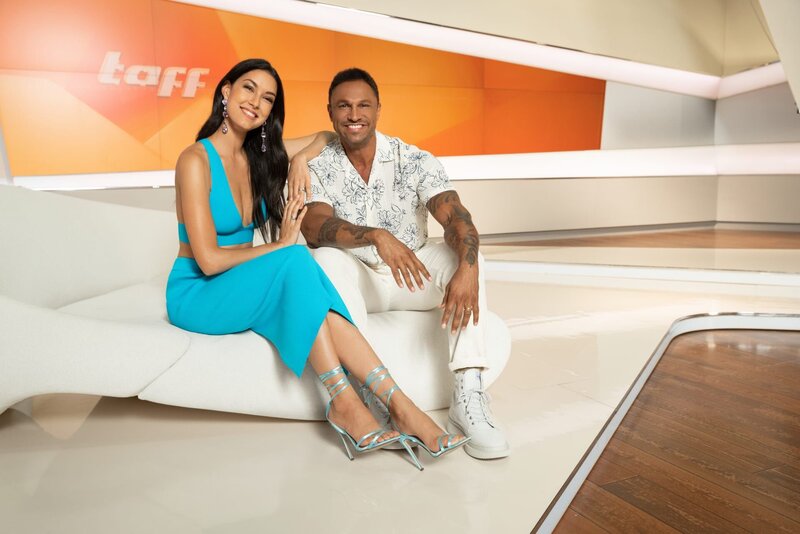 Rebecca Mir (l.); Daniel Aminati (r.) – Bild: ProSieben