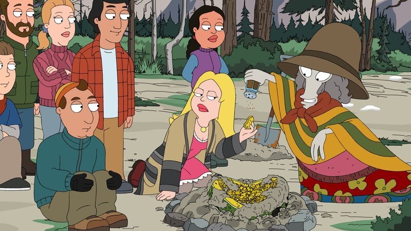 Francine (2.v.r.), Roger (r.) – Bild: ViacomCBS