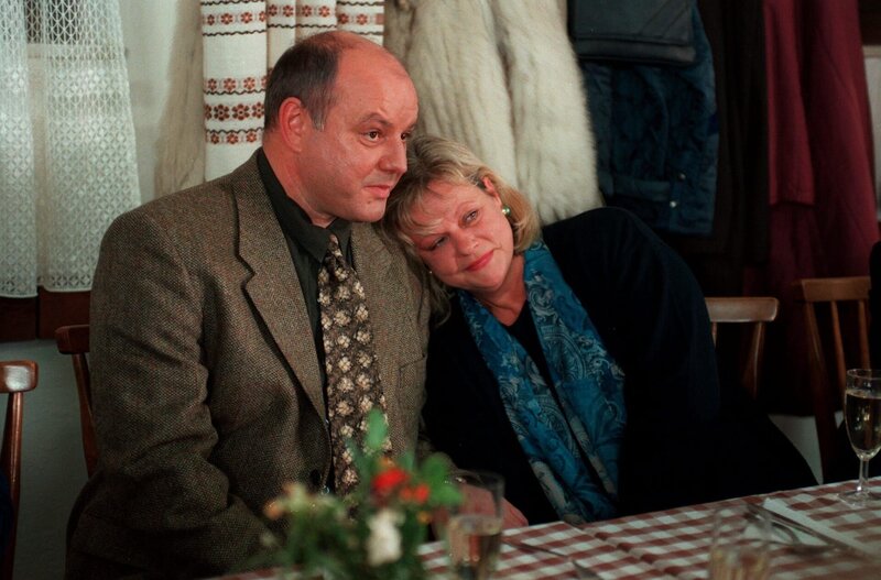 Wolfgang Böck (Trautmann), Marianne Mendt (Gitti Schimek). – Bild: ORF