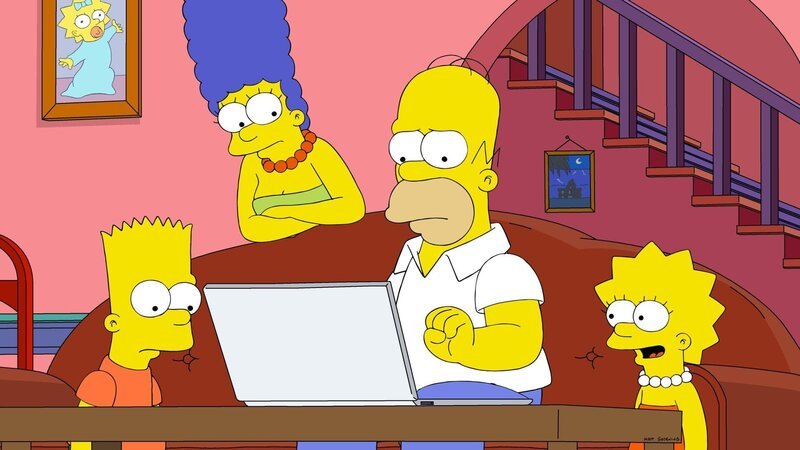 (v.l.n.r.) Bart; Marge; Homer; Lisa – Bild: 20th Television