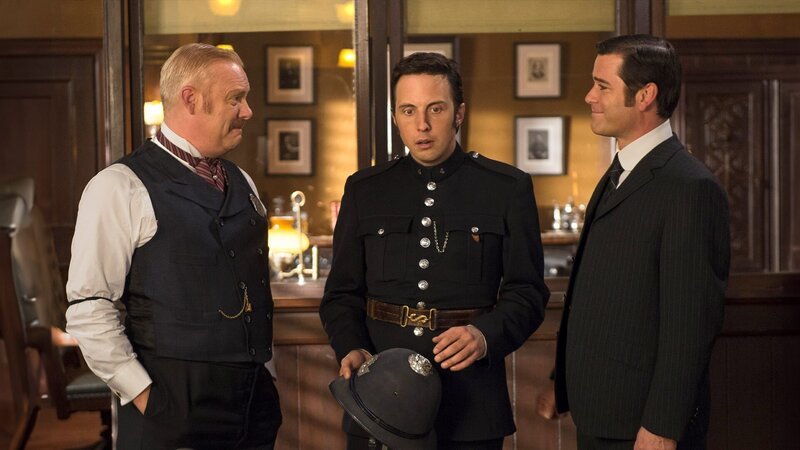 L-R: Thomas Brackenreid (Thomas Craig), George Crabtree (Jonny Harris), William Murdoch (Yannick Bisson) – Bild: Shaftesbury