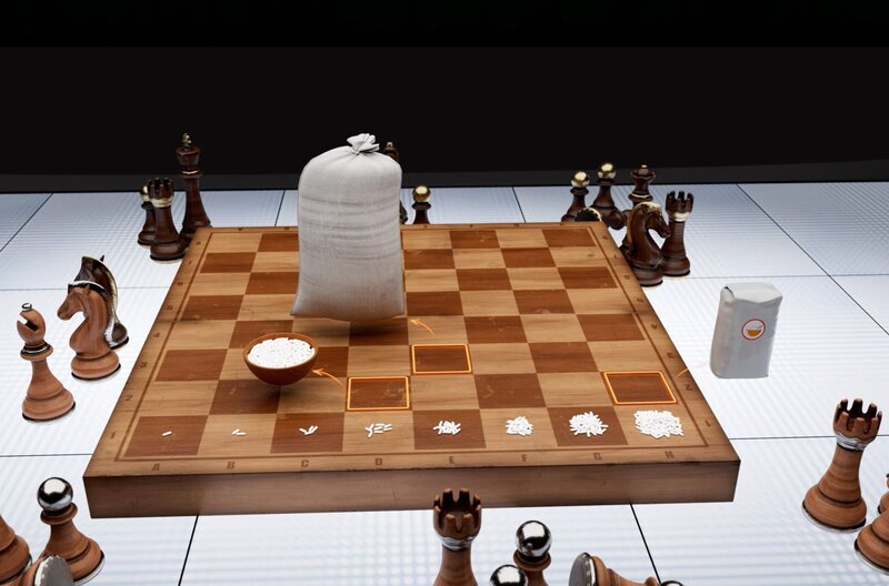 Die Sätze von Thales und Pythagoras sind sehr konkret, doch die Erzählungen ihrer Lebensgeschichten nicht unbedingt in der Realität verankert. Dasselbe gilt für den Erfinder des Schachspiels, den indischen Gelehrten Sissa ibn Dahir. – Bild: Mad Films