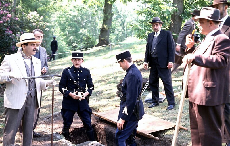 David Suchet (Hercules Poirot), Hugh Fraser (Hastings). – Bild: ORF III