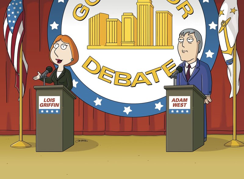 FAMILY GUY: Lois runs for mayor of Quahog in the ŇIt Takes a Village Idiot, and I Married OneÓ episode of FAMILY GUY Sunday, May 13 (9:00⁠–⁠9:30 PM ET/​PT) on FOX. – Bild: FOX BROADCASTING