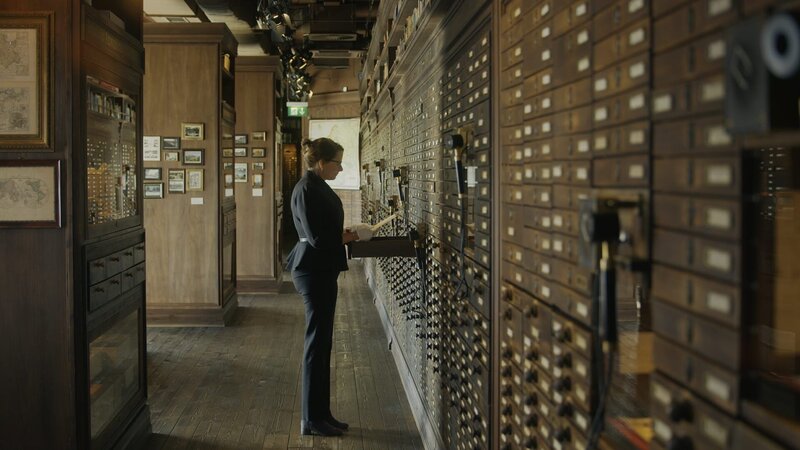 Im Deutschen Auswanderer-Haus in Bremerhaven lagern tausende Briefe von Deutschen, die in die USA ausgewandert sind. Die Historikerin Dr. Simone Blaschka erforscht die Geschichte der Immigranten. – Bild: ZDF