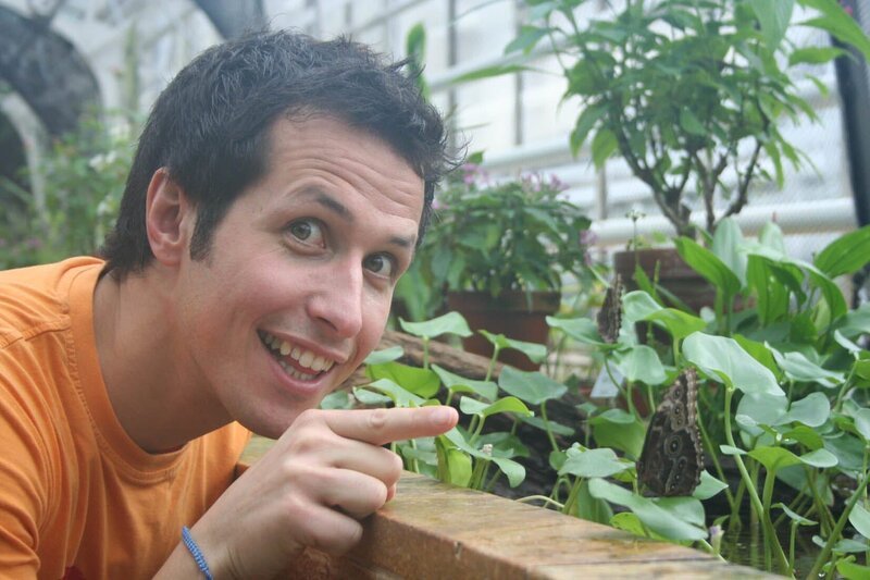 Willi im Schmetterlingshaus des Botanischen Gartens in München. – Bild: BR/​megaherz gmbh