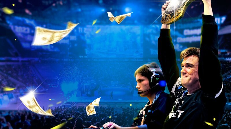 Einmal im Jahr treffen sich die besten DOTA2-Spieler der Welt und spielen um bis zu 42 Millionen Dollar Preisgeld. Mehr als bei Wimbledon, den Golf Masters und der Tour de France zusammen. 20 Teams mit jeweils fünf Spielern. Diese 100 haben geschafft, wovon so viele junge Menschen heute träumen: Sie sind Profispieler. – Keyvisual – Bild: WDR/​erzaehlfabrik