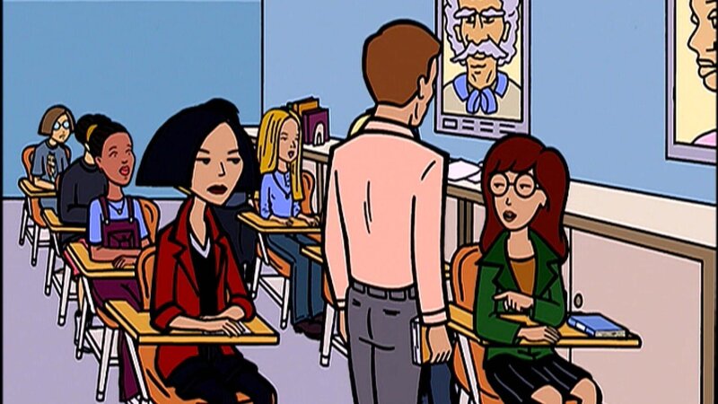 L-R: Jane, Mr. Timothy ONeill, Daria – Bild: ViacomCBS