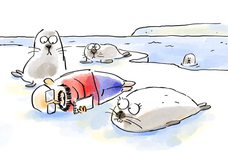 Ein Ethnologe beobachtet das Sozialverhalten bei Mensch und Tier. – Bild: Folimage/​Ex Nihilo