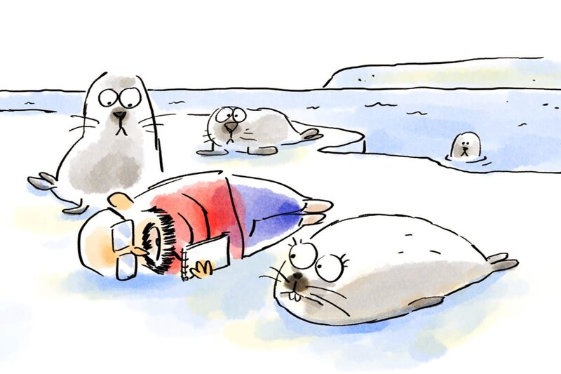 Ein Ethnologe beobachtet das Sozialverhalten bei Mensch und Tier. – Bild: Folimage/​Ex Nihilo