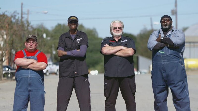 L-R: Stump McDowell , Michael Character , Myron Mixon and Moe Cason – Bild: Warner Bros. Discovery