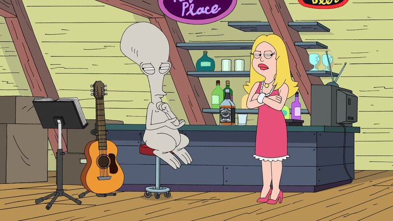 L-R: Roger, Francine – Bild: ViacomCBS /​ FOX /​ FOX BROADCASTING /​ TCFFC ALL RIGHTS RESERVED.