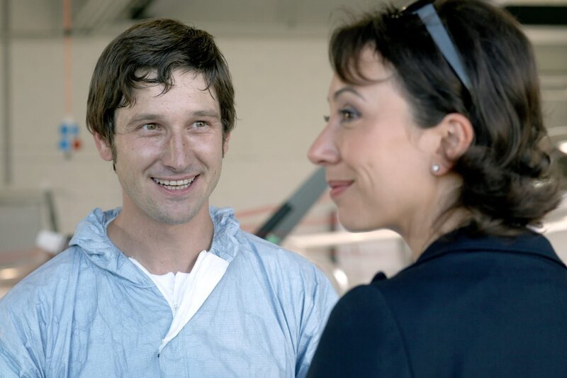 Andreas Kiendl (Gregor Ogertschnig), Ursula Strauss (Angelika Schnell). – Bild: ORF/​Petro Domenigg
