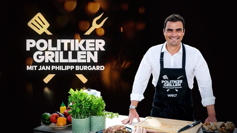 Auf der Dachterrasse des Nachrichtensenders wirft Chefredakteur Jan Philipp Burgard den Grill an, lädt Spitzenpolitiker ein und spricht mit ihnen über politische sowie persönliche Themen. – Bild: WELT