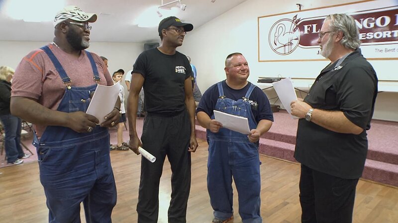 L-R: Moe Cason, Michael Character, Stump McDowell and Myron Mixon – Bild: discovery