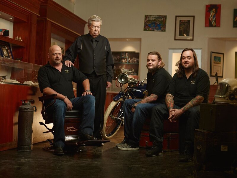 Rick, Richard, Corey et Chumlee – Bild: A&E Networks, LLC.