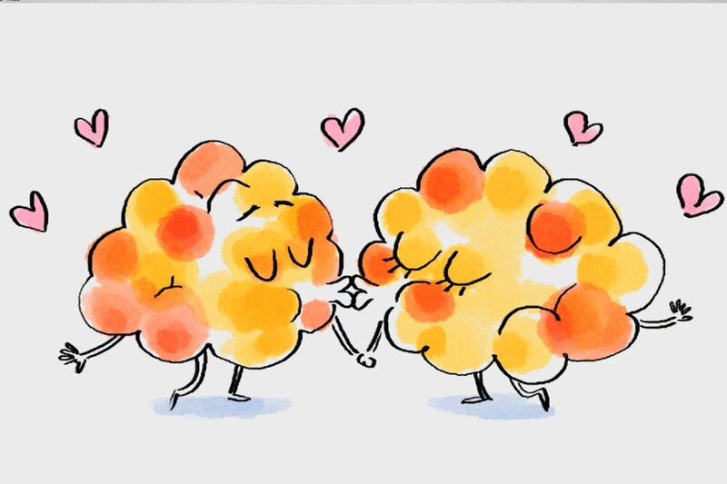 Professor Schnauzbart erinnert an die Chemiestunden in der Schule und führt die zerstörerische Welt der Radioaktivität vor Augen. – Bild: ARTE France /​ Folimage/​Ex Nihilo