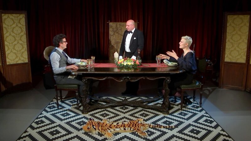 Manuel Rubey, Christoph Fälbl, Elena Wolff. – Bild: ORF