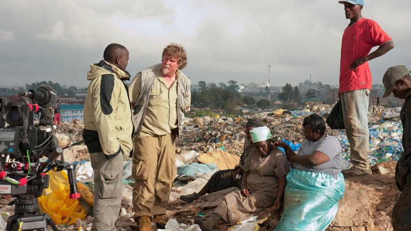 Udo Maurer auf den Müllhalden von Nairobi. – Bild: 3sat