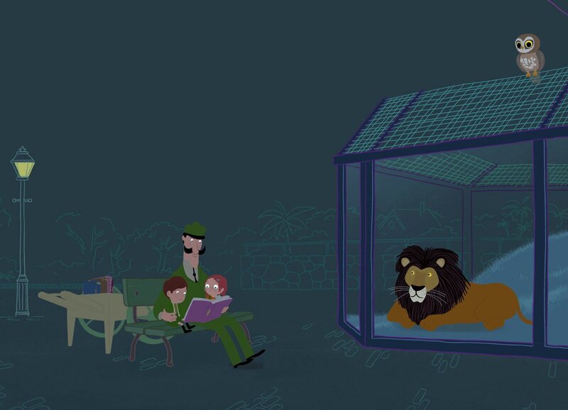 Guetnachtgschichtli Peek Zoo – Nachtaktiv Staffel 1, Episode 11 Löwe – Bild: SRF