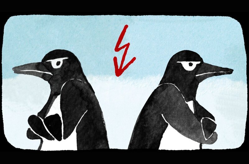 Streit bedeutet Stress: Wenn wir mit Meinungen konfrontiert werden, die unseren eigenen widersprechen, schalten wir oft in den Flucht- oder Angriffsmodus. – Bild: ARTE