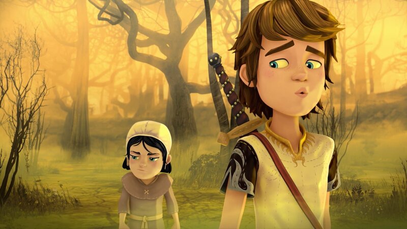 Arthur ist es nicht wohl dabei, mit der kleine Jehanne auf eine gefährliche Mission zu gehen. – Bild: SWR/​Blue Spirit Productions/​Canal+ Thématiques