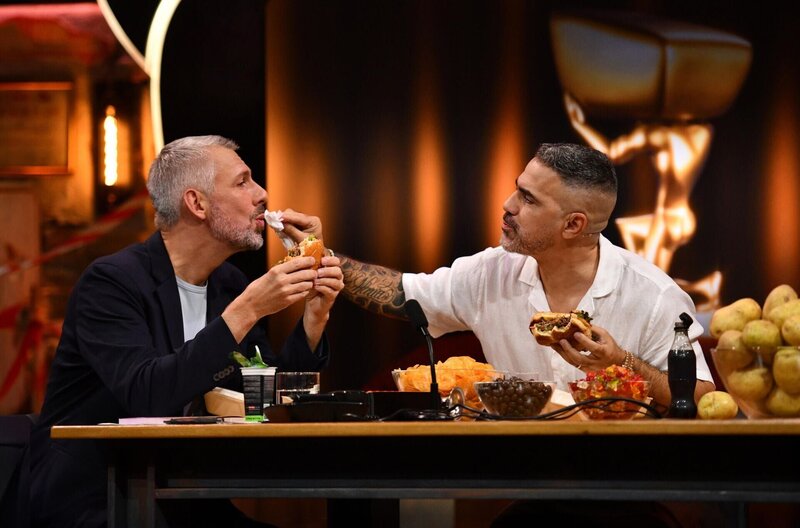 Sebastian Pufpaff (l.); Bushido (r.) – Bild: Joyn /​ Steffen Z. Wolff