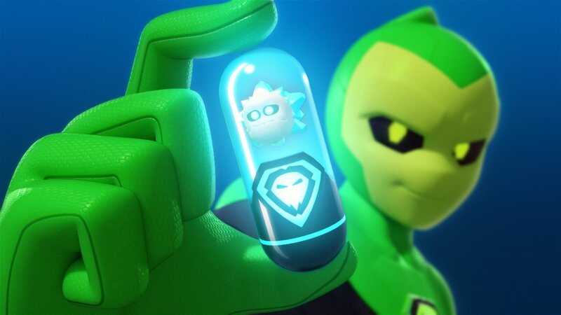 Andy Baker/​Fury (hinten) und Freezofear (vorne) – Bild: Disney Channel