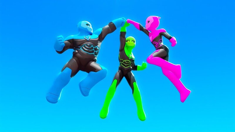 L-R: Mike, Andy, Liv – Bild: Telefónica de España/​Disney Channel