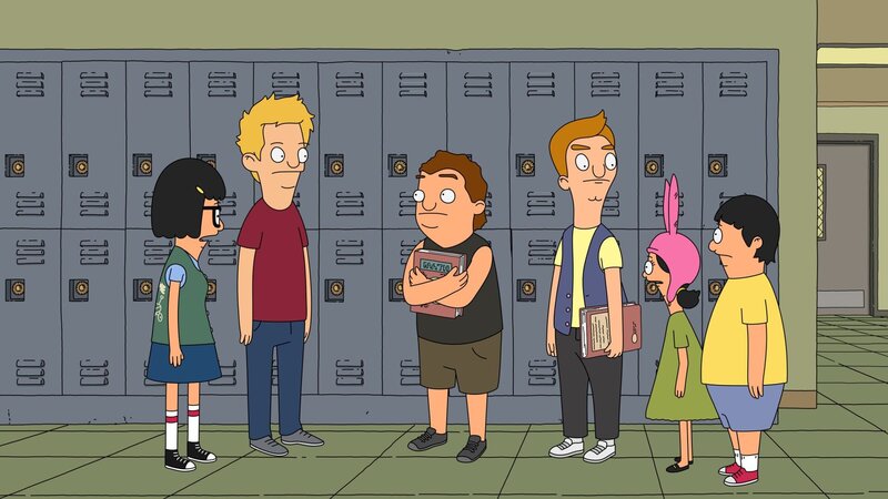 v.li.: Tina, Will, Zeke, Jimmy Jr., Louise, Gene – Bild: BOB’S BURGERS