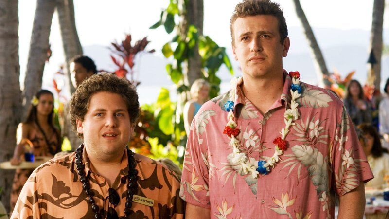 Matthew (Jonah Hill, li.) versucht Peter (Jason Segel) aufzumuntern.. – Bild: Nitro